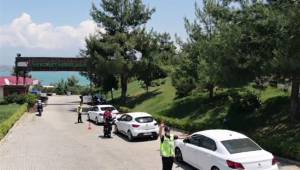 Kahramanmaraş jandarmadan drone ile trafik denetimi