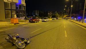 Kahramanmaraş’ta motosiklet sürücüsü ağır yaralandı