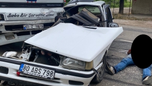 Kahramanmaraş’ta otomobil ile kamyon çarpıştı: 1 ölü 1 yaralı