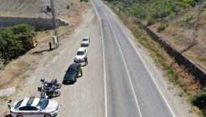 Kahramanmaraş’ta sürücülere havadan ceza yağdı