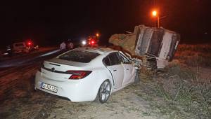 Elbistan’da otomobil ile kamyon çarpıştı: 7 yaralı