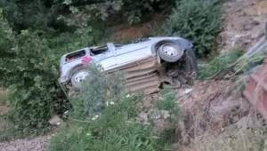 Kahramanmaraş’ta hafif ticari araç şarampole uçtu: 1 ölü 3 yaralı