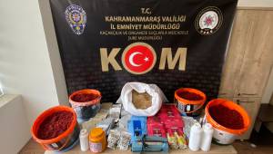 Kahramanmaraş’ta kaçak nargile tütünü operasyonu