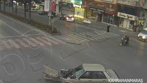 Kahramanmaraş’ta trafik kazaları kamerada