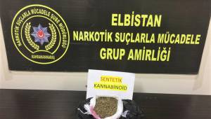 Elbistan’da uyuşturucudan 2 kişi tutuklandı