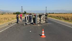 Kahramanmaraş’ta otomobil takla attı: 2 yaralı