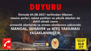 Orman Yangınlarına Ateş Tedbiri
