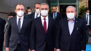 TBMM Başkanı ve Ticaret Bakanı'ndan Başkan Güngör'e Ziyaret