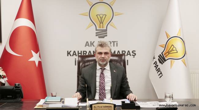 AK Parti İl Başkanı Görgel: ‘Bilim adamlarımızın ve Sağlık Bakanlığımızın çağrılarına uyalım’ 