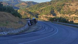 Kahramanmaraş’ta minibüs devrildi: 2 yaralı