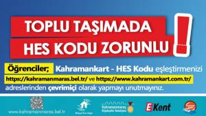 Toplu Taşımada HES Kodu Zorunlu!