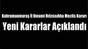 Yeni Kararlar Alındı 