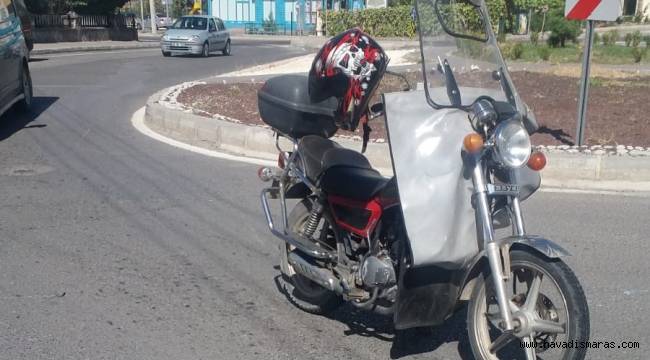 Kahramanmaraş’ta otomobil ile motosiklet çarpıştı 