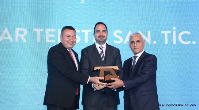 Nazar Tekstil’e ihracatını en çok arttıran başarı özel ödülü verildi! 
