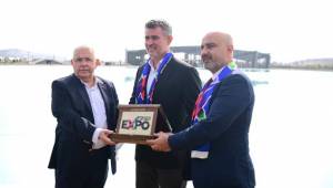 Türkiye Barolar Birliği Başkanı Metin Feyzioğlu Expo 2023 Alanında..