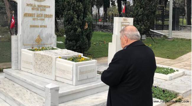 Başkan Mahçiçek Vefatının Yıldönümünde Mehmet Akif Ersoy'u Andı..