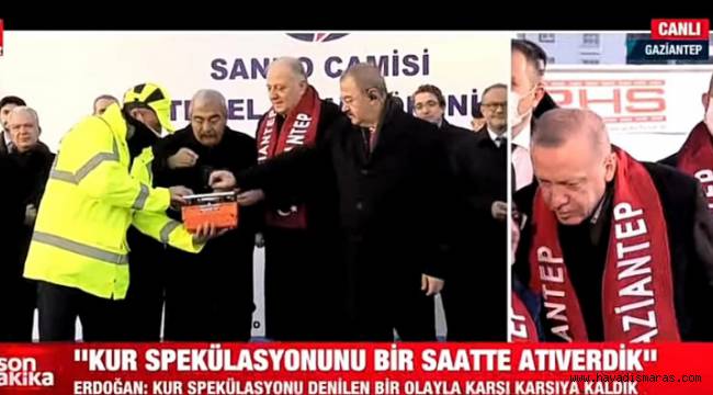 Cumhurbaşkanı Erdoğan; SANKO Ailesine şahsım ve milletim adına çok teşekkür ediyorum...