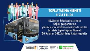 Kahraman Sağlıkçılara Belediye Otobüsleri Ücretsiz!..