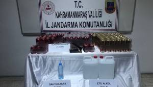 Çağlayancerit’te sahte alkol operasyonu..
