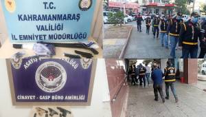 Kahramanmaraş’ta 12’si silahlı 90 kişi yakalandı