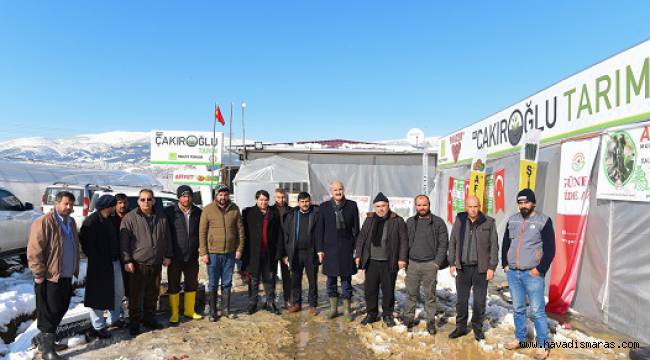 Olumsuz hava koşullarından etkilenen çiftçimizin yanındayız...