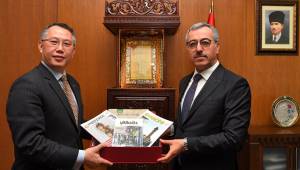 Başkan Güngör, Tayvan Temsilcisi Huang’ı Ağırladı..
