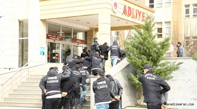 Kahramanmaraş’ta Uyuşturucu Ticareti Yapan Organize Suç Örgütüne Şafak Operasyonu