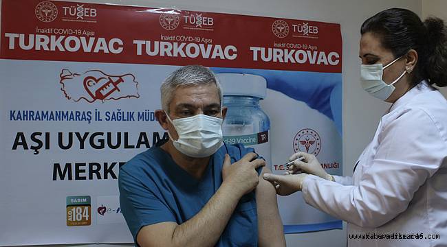 Kahramanmaraş’ta yerli ve milli aşı TURKOVAC uygulanmaya başlandı..