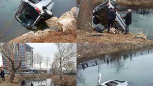 Elbistan’da araç nehre uçtu: 1 ölü 2 yaralı 