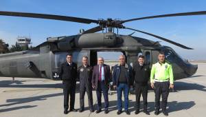 Kahramanmaraş’ta helikopter destekli trafik denetimi..