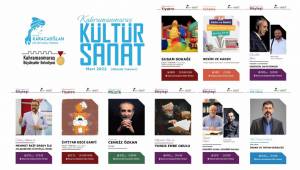 Mart Kültür Sanat Etkinlikleri Açıklandı