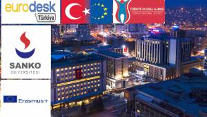 SANKO, Gaziantep’te Eurodesk Temas Noktası Olmaya Hak Kazanan Tek Üniversite Oldu
