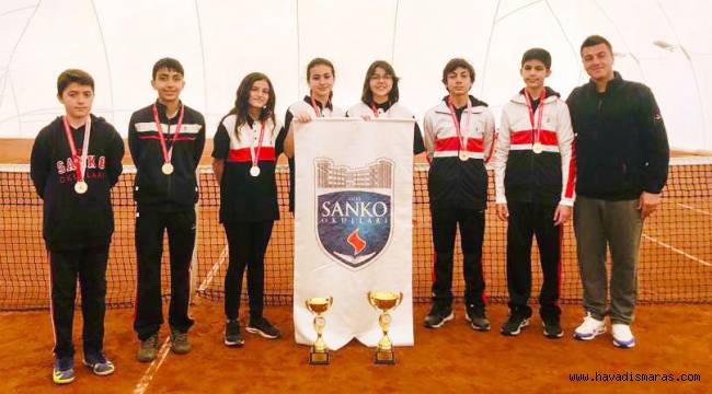 SANKO Okulları Öğrencilerinin Tenis Başarısı 