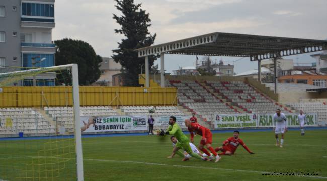 Kahramanmaraşspor Prestij maksatlı çıktığı Lig maçından 1 puan çıkarttı 