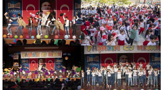 SANKO Okulları Öğrencileri Dans Gösterileri, Şarkılı Oyun Gösterisi, Şiirler ve Oratoryo İle Bayram Kutlaması Yaptı 