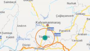 Türkoğlu içesinde 2.7 büyüklüğünde deprem meydana geldi