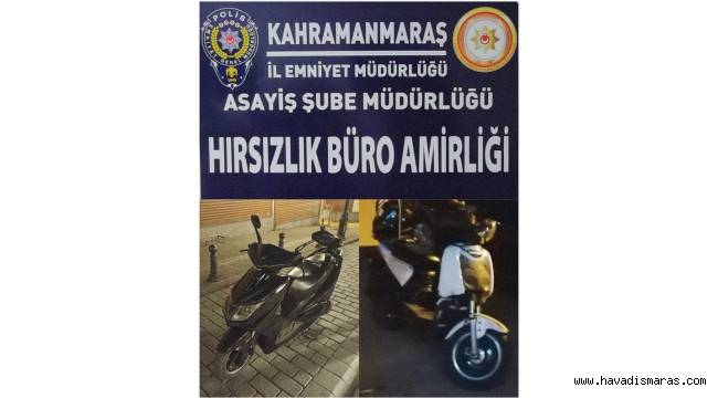 Kahramanmaraş'ta Elektrikli Bisiklet Hırsızları Yakalandı 
