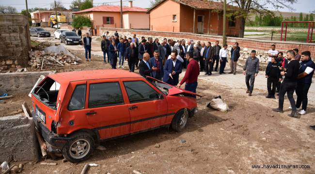Kahramanmaraş'ta tarım arazilerini ve evleri sel vurdu 