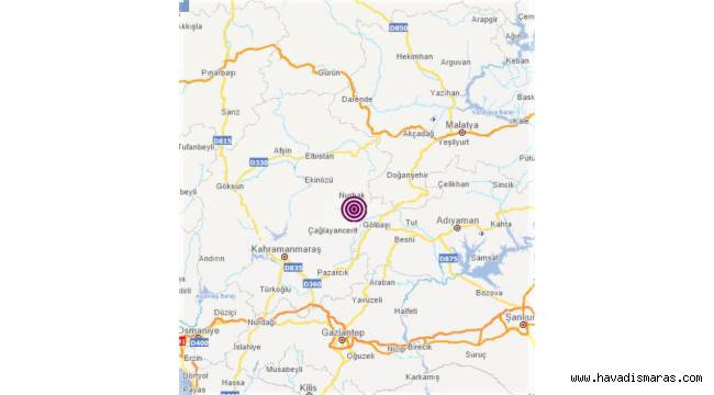 Nurhak depremle sarsıldı