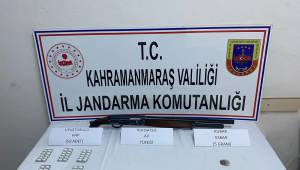 Türkoğlu’nda yapılan uyuşturucu operasyonunda 2 kişi gözaltına alındı