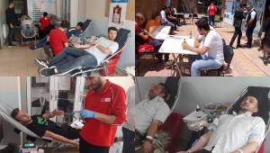 Ülkü Ocakları Kahramanmaraş İl başkanlığı Kızılay’a kan verdi