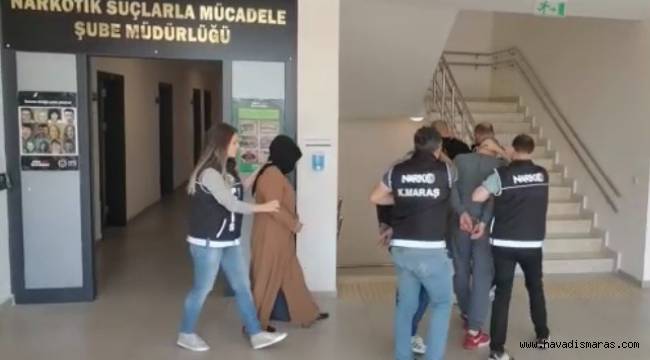 Uyuşturucu ticareti yapan 3 kişi tutuklandı..