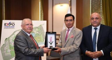 Başkan Mahçiçek’e Pakistan’dan EXPO 2023 ziyaret