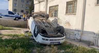 Kahramanmaraş’ta otomobil takla attı: 1 yaralı