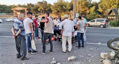 Kahramanmaraş’ta otomobille motosiklet çarpıştı: 2 ağır yaralı