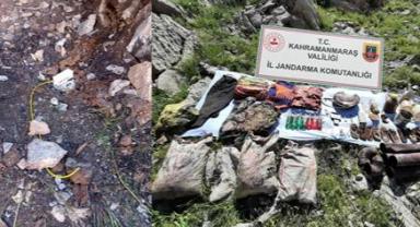 Kahramanmaraş’ta PKK’ya ait mağara imha edildi