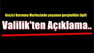 Kahramanmaraş Valiliği’nden açıklama