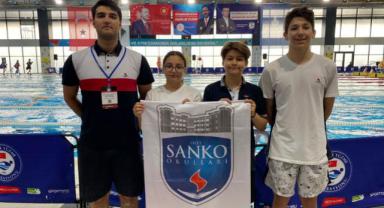 SANKO Okulları Öğrencisi Ali Emre Simitçi Yüzme Milli Takımında