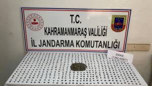 Türkoğlu’nda otomobilde Roma dönemine ait tarihi eser bulundu