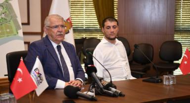 Başkan Mahçiçek, Dünya ve Avrupa Şampiyonu Beytullah Eroğlu ile bir araya geldi